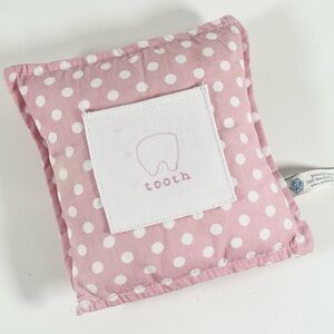 Pottery Barn Kids Pink Polka Dot Tooth Fairy Pillow